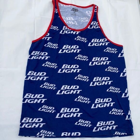 Budweiser Other - Bud Light blue men’s muscle shirt size Medium